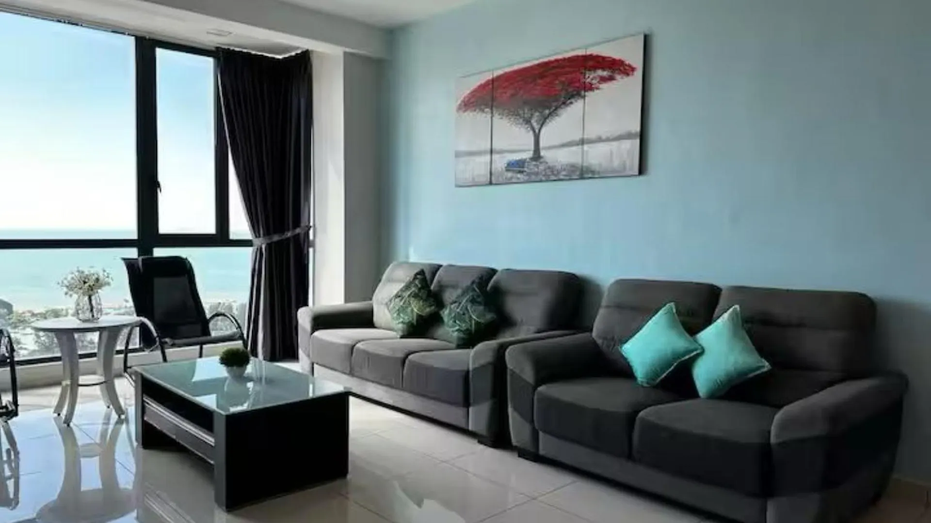 Appartamento Deluxe Seaview Suite Tripe Bed With Bath Tub Tanjung Tokong Malesia