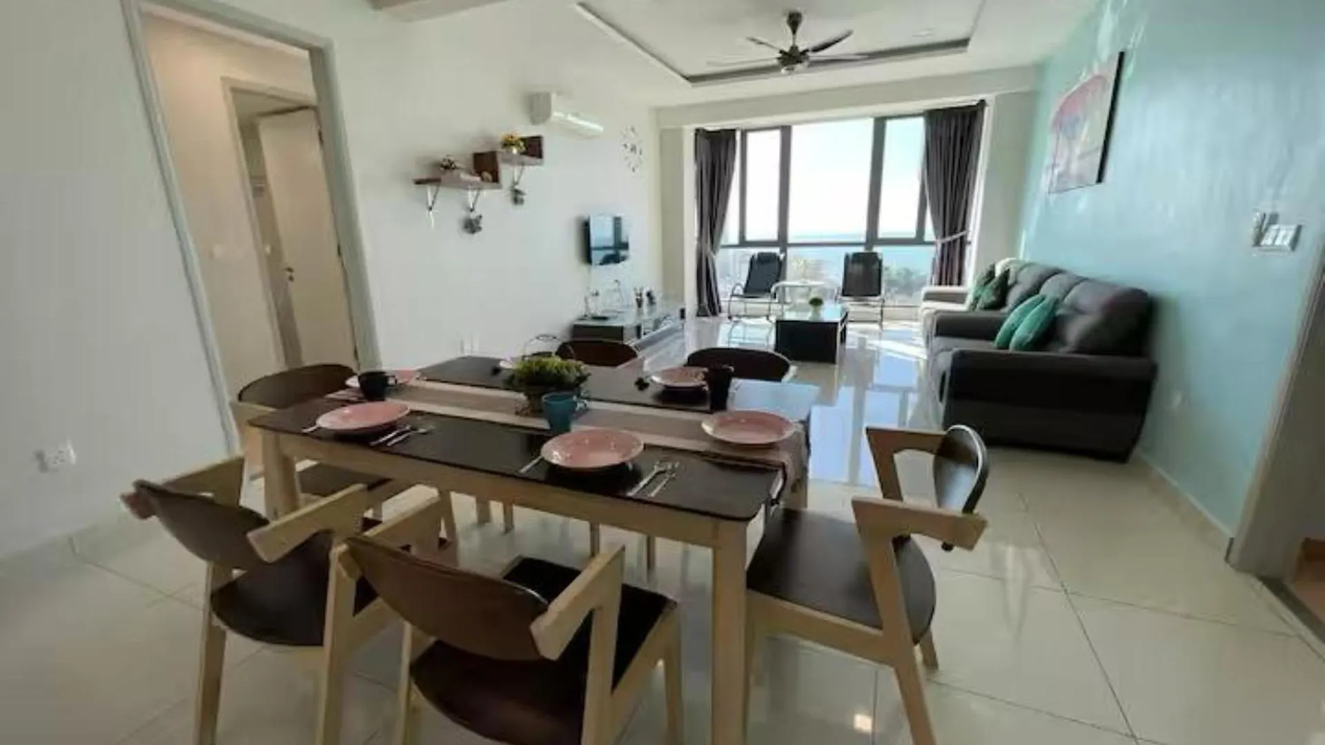 Deluxe Seaview Suite Tripe Bed With Bath Tub Tanjung Tokong Malesia