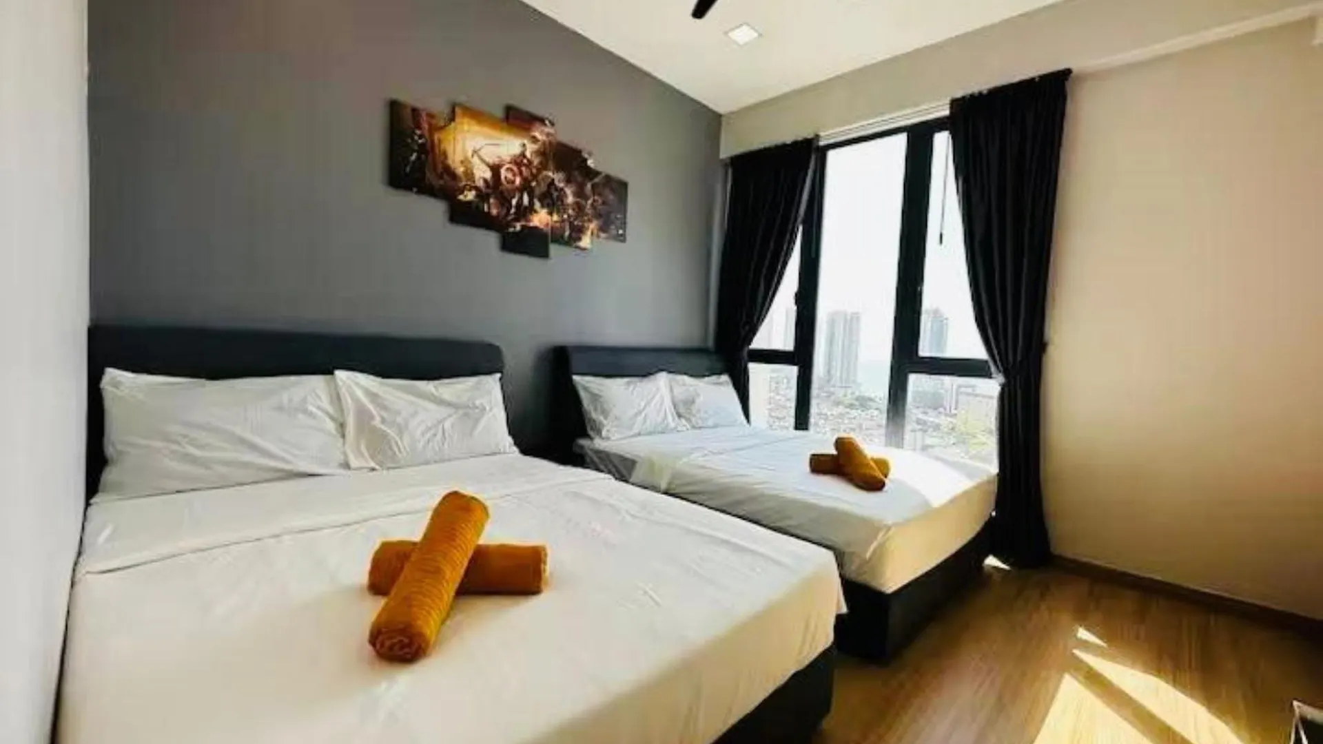 Deluxe Seaview Suite Tripe Bed With Bath Tub Tanjung Tokong